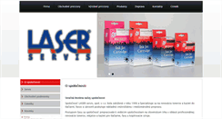 Desktop Screenshot of laserservis.sk